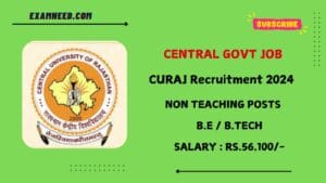 CURAJ Recruitment 2024: Notification for 16 Non-Teaching Posts – Apply Now!