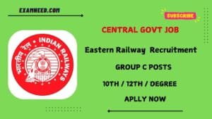 Eastern Railway Recruitment 2024: Notification for 60 Sports Person Posts – Apply Now!