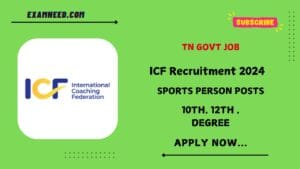 ICF Chennai Recruitment 2024: Notification Announced for 25 Sports Person Posts – Apply Now!