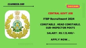 ITBP Recruitment 2024: Apply Online for 526 Constable (Telecommunication) Positions, Check Eligibility Criteria!