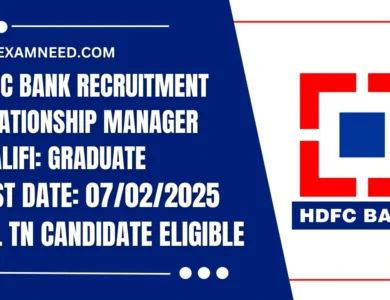 HDFC Bank Recruitment 2025 Official Notification for Relationship Manager Posts; Apply Now!