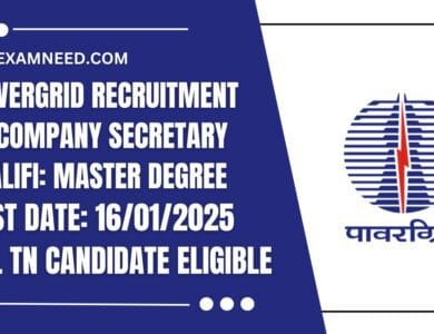 POWERGRID Recruitment 2025 Central Govt Jobs, 25 Company Secretary Posts - Apply Now!