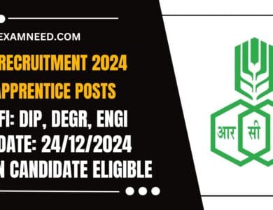 RCFL Recruitment 2025 Online Notification for 378 Apprentice Posts – Apply Now!