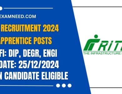 RITES Recruitment 2024 Central Government Officially Released for 223 Apprentice Posts – Apply Now!