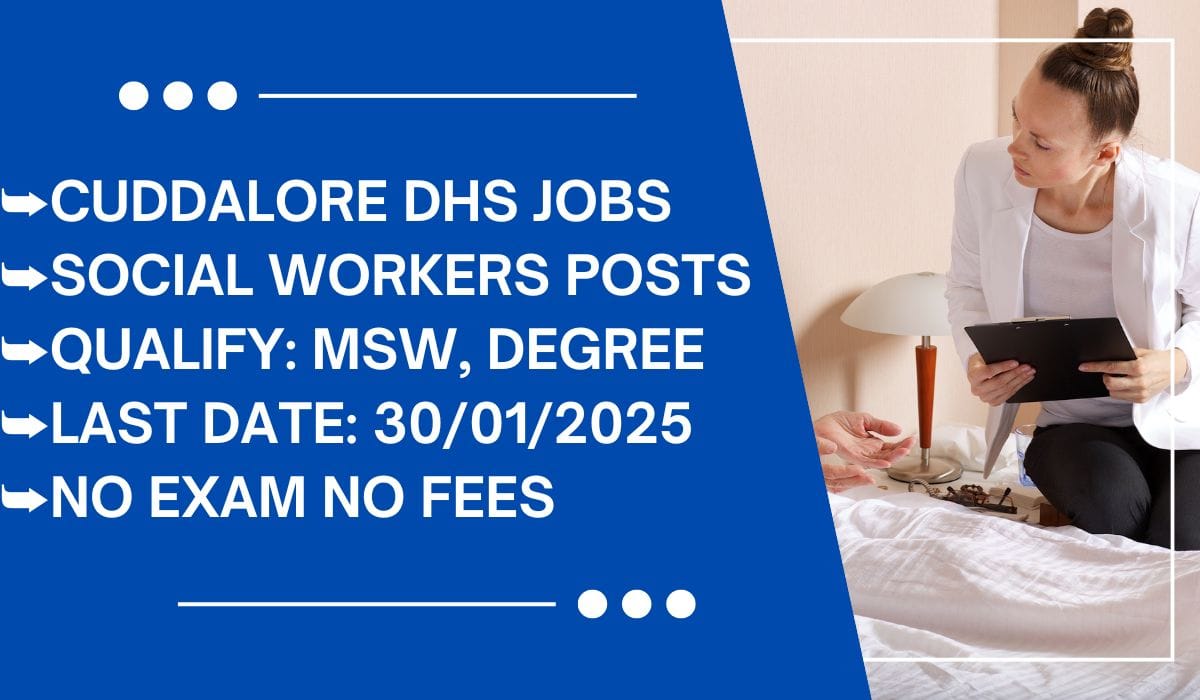 Cuddalore DHS Recruitment 2025 Apply for 17 Multipurpose Hospital Worker Posts; No Exam No Fees!
