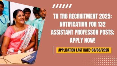 TN TRB Recruitment 2025 Notification for 132 Assistant Professor Posts; Apply Now!