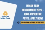 Indian Bank Recruitment 2025