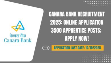Canara Bank Recruitment 2025