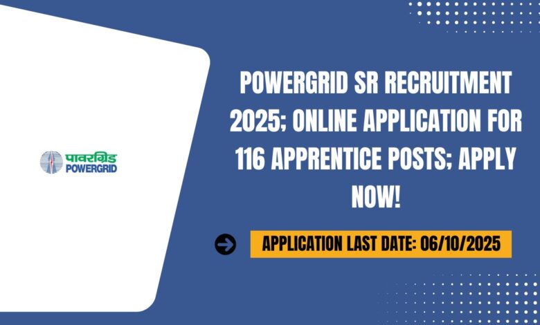 POWERGRID SR Recruitment 2025