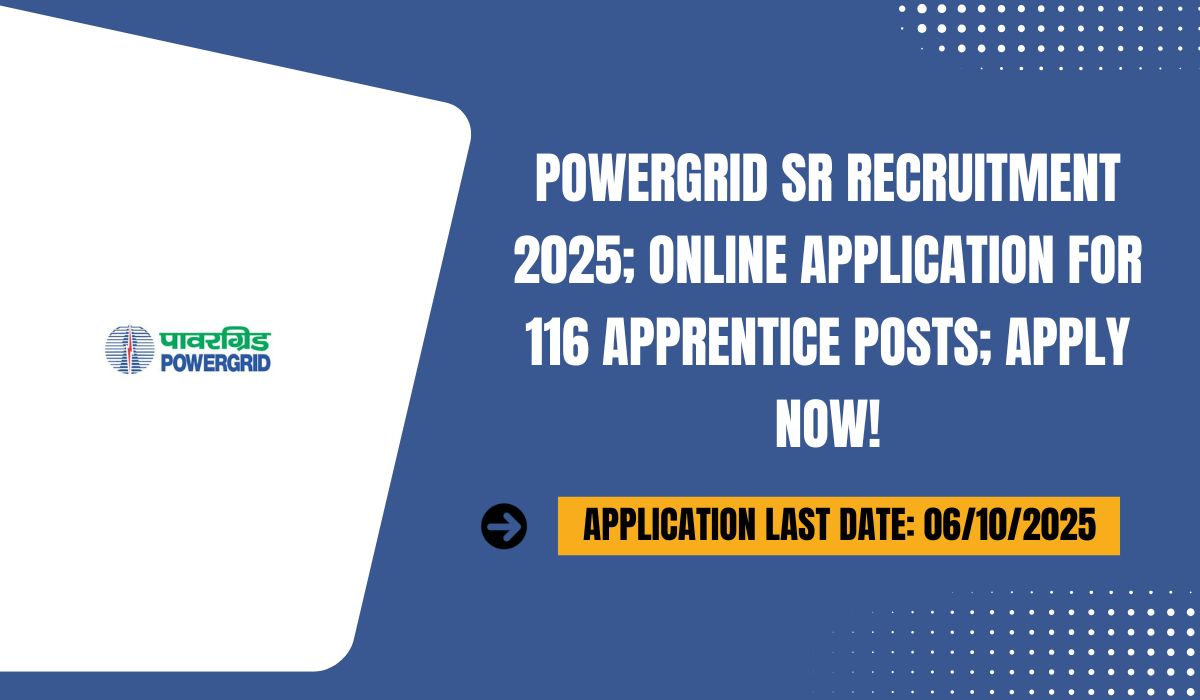 POWERGRID SR Recruitment 2025
