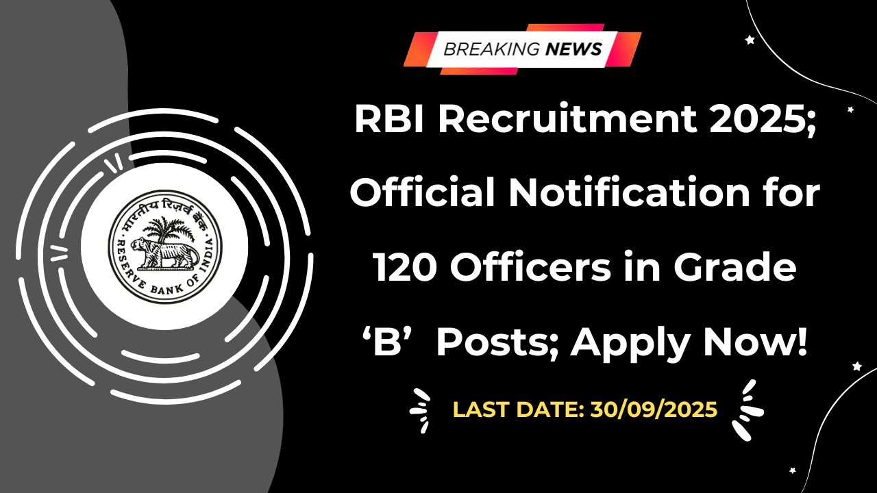 RBI Recruitment 2025