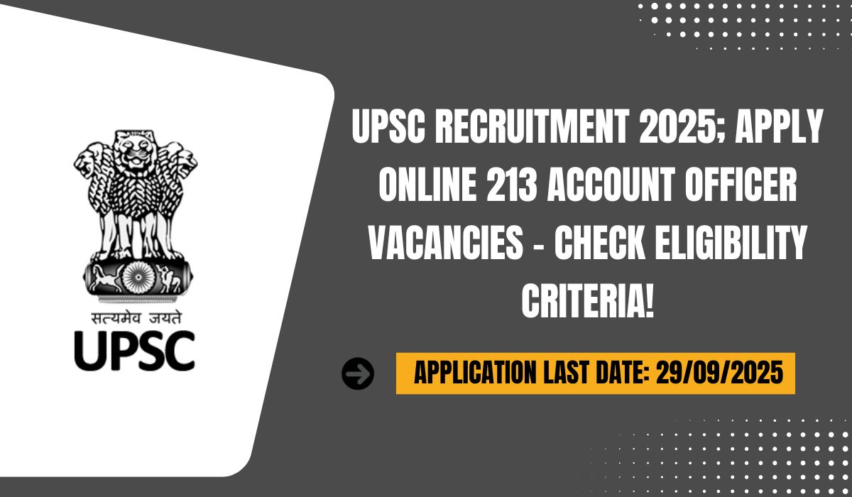 UPSC Recruitment 2025