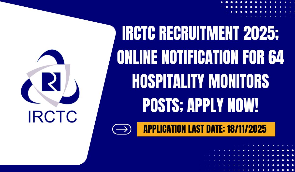 IRCTC Recruitment 2025