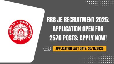 RRB JE Recruitment 2025