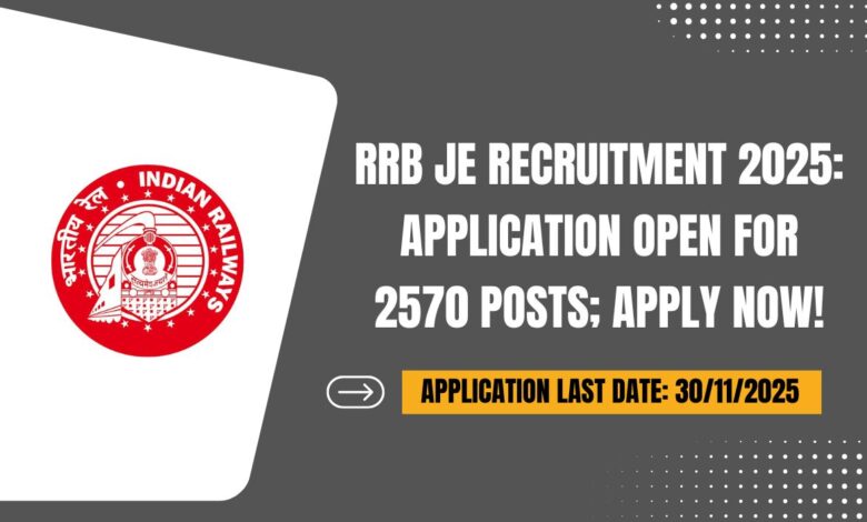RRB JE Recruitment 2025