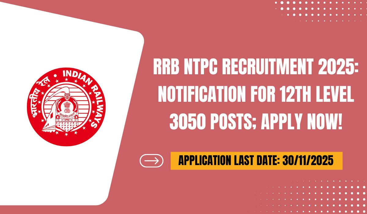 RRB NTPC Recruitment 2025