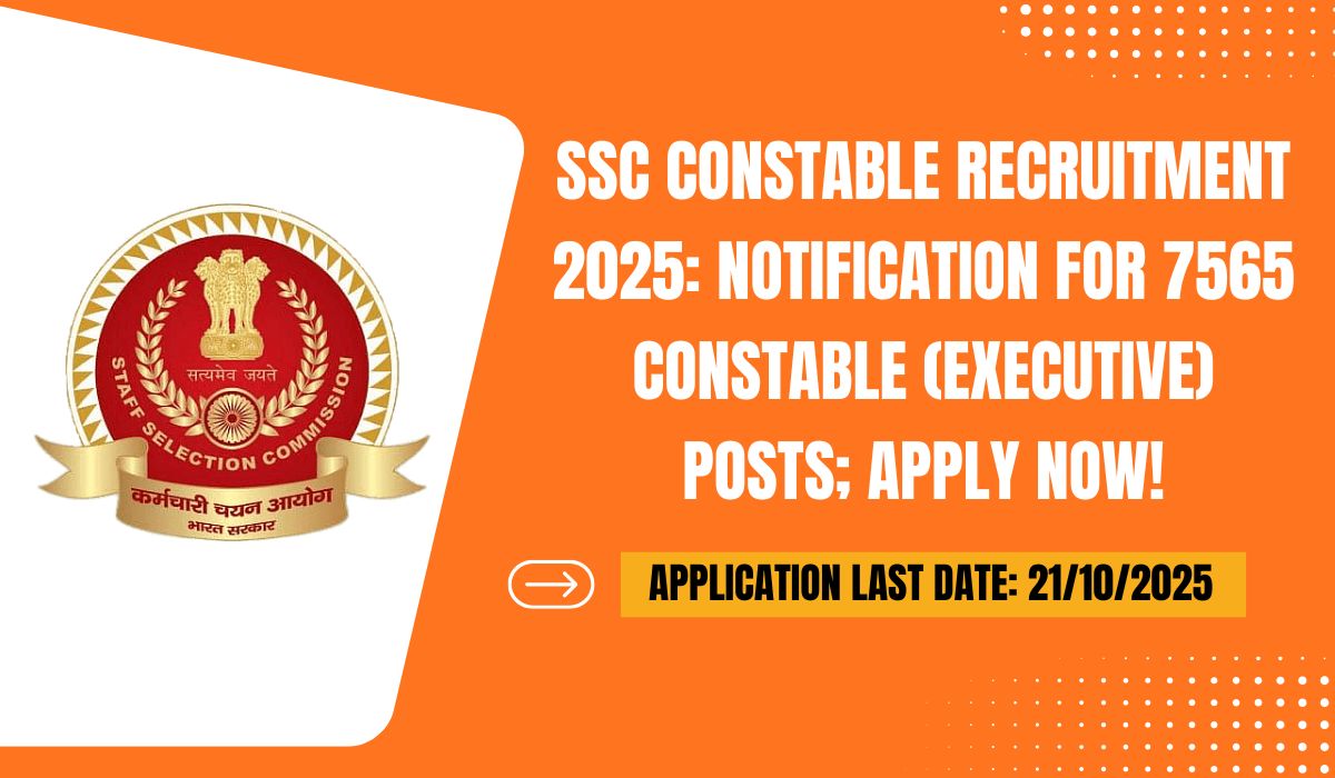 SSC Constable Recruitment 2025