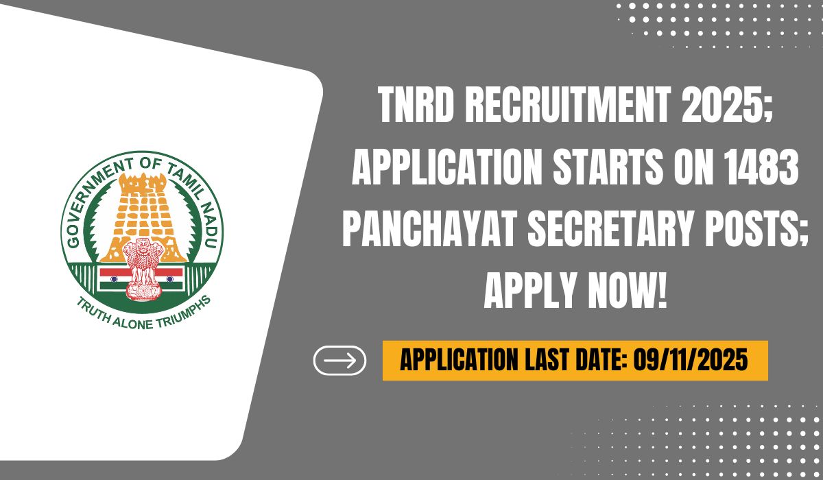 TNRD Recruitment 2025
