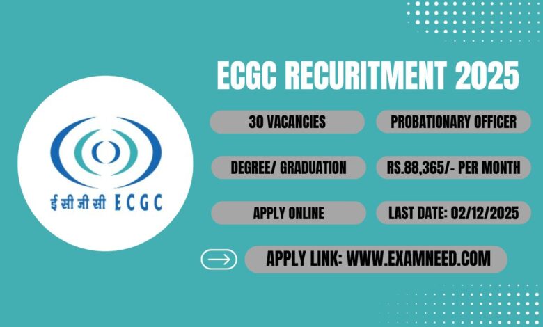 ECGC Recruitment 2025