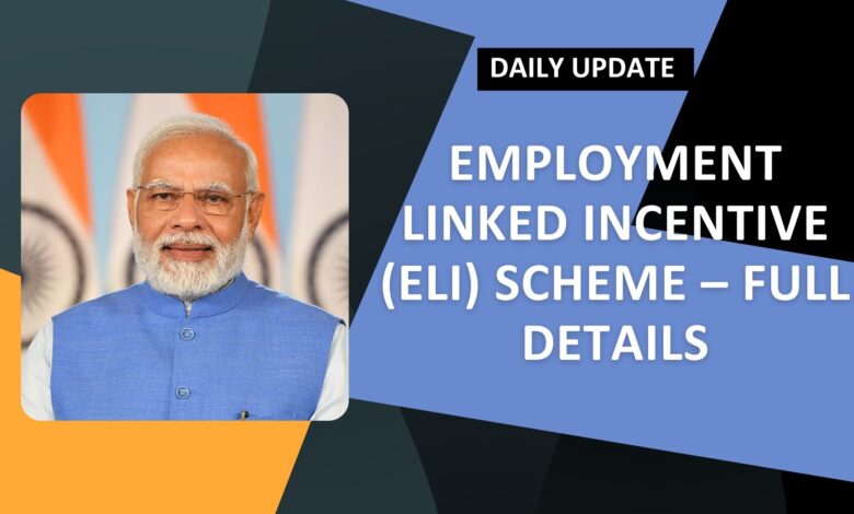 Employment Linked Incentive (ELI) Scheme