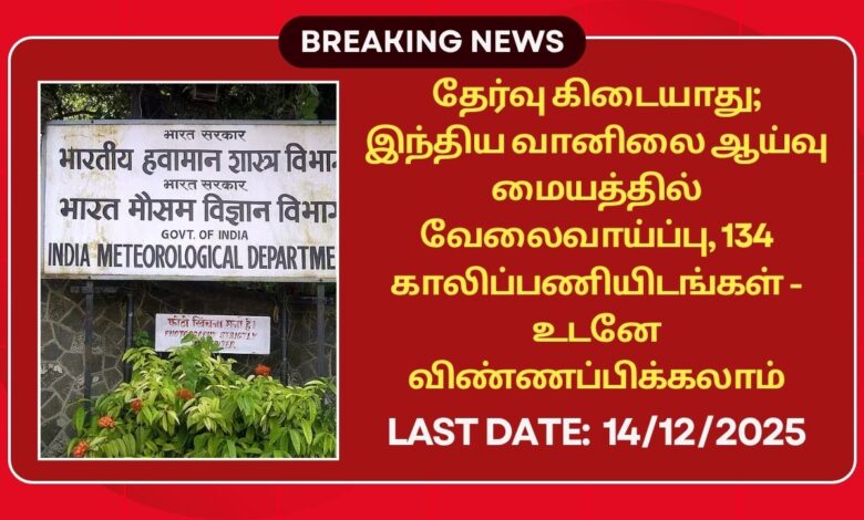 IMD Recruitment 2025