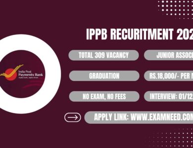 IPPB Recruitment 2025 Notification PDF