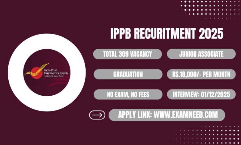 IPPB Recruitment 2025 Notification PDF