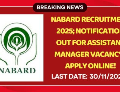 NABARD Recruitment 2025