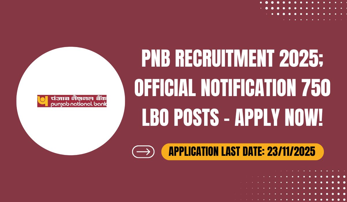 PNB Recruitment 2025