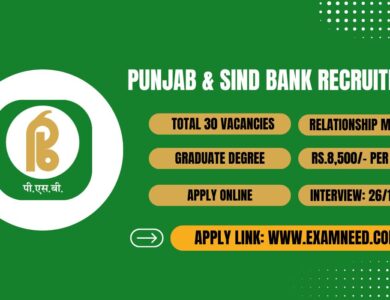 Punjab & Sind Bank Recruitment 2025