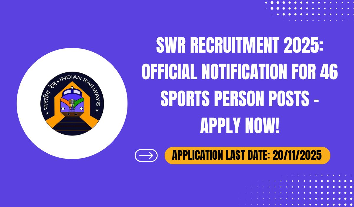 SWR Recruitment 2025