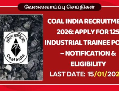 Coal India Recruitment 2026