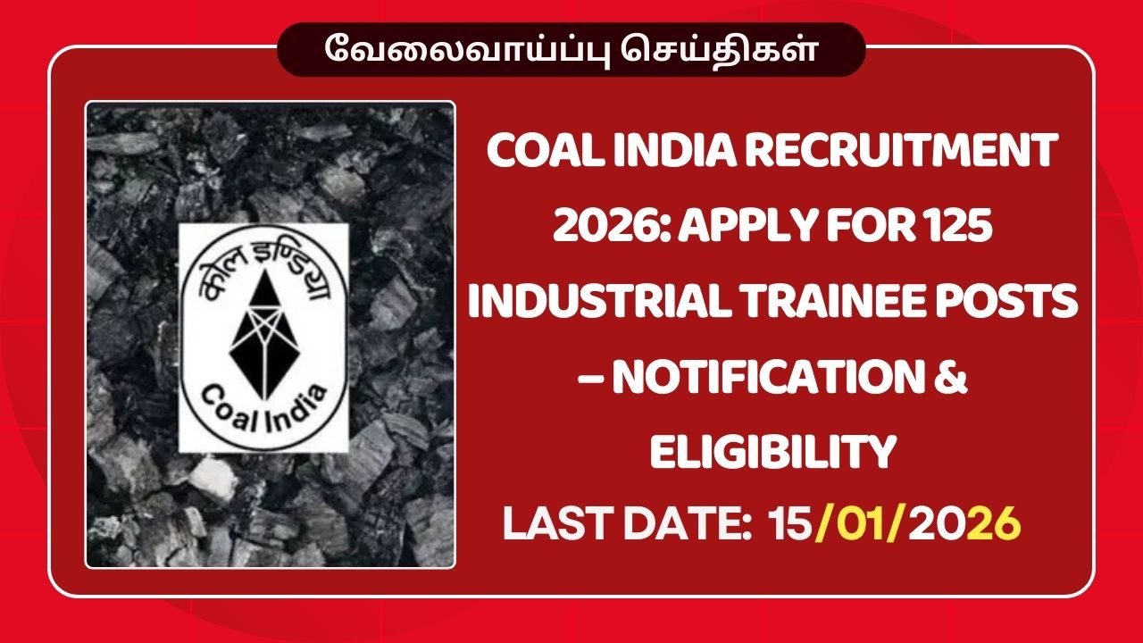 Coal India Recruitment 2026