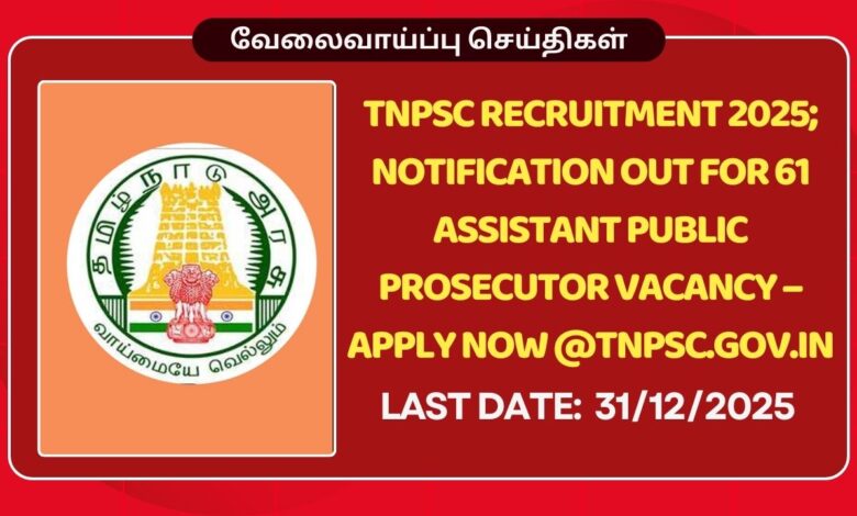 TNPSC Recruitment 2025