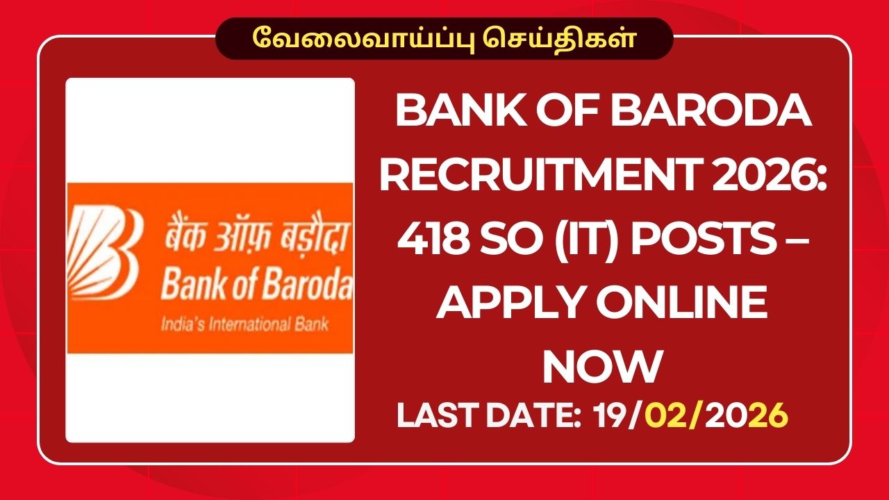 Bank of Baroda Recruitment 2026