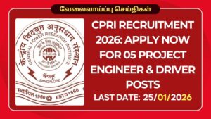 CPRI Recruitment 2026