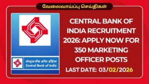 Central Bank of India Recruitment 2026