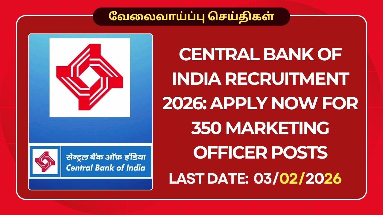Central Bank of India Recruitment 2026