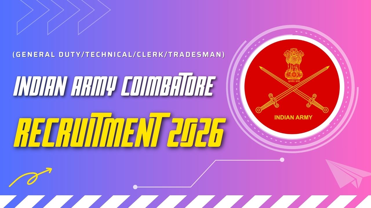 Indian Army Coimbatore Rally 2026