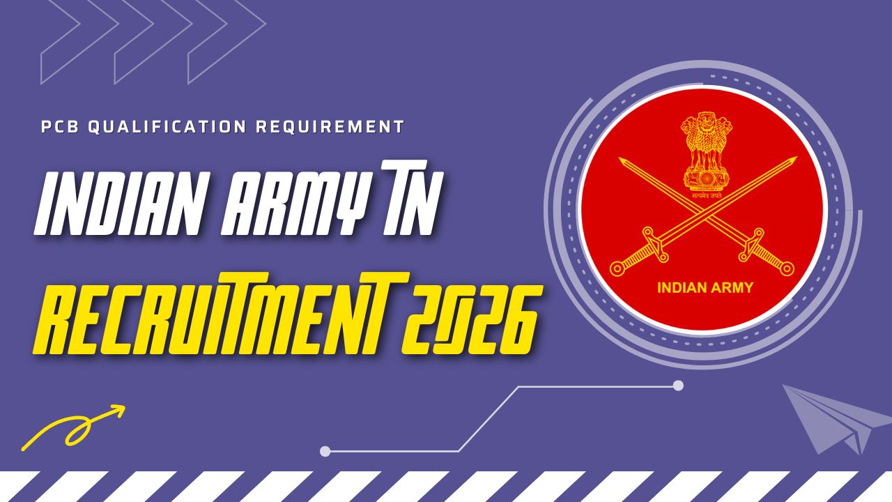 Indian Army TN Recruitment 2026