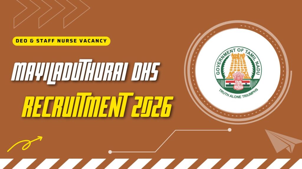 Mayiladuthurai DHS Recruitment 2026 Notification PDF