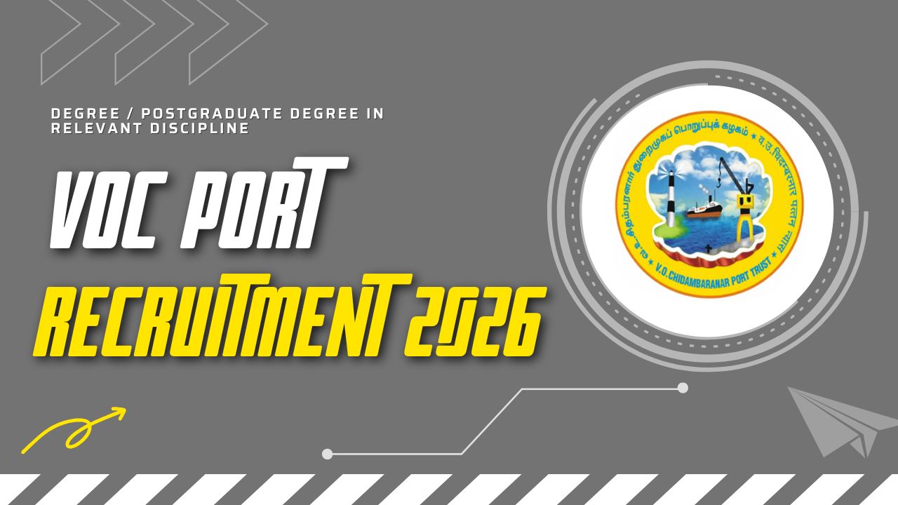 VOC Port Recruitment 2026 Associate Consultant Notification