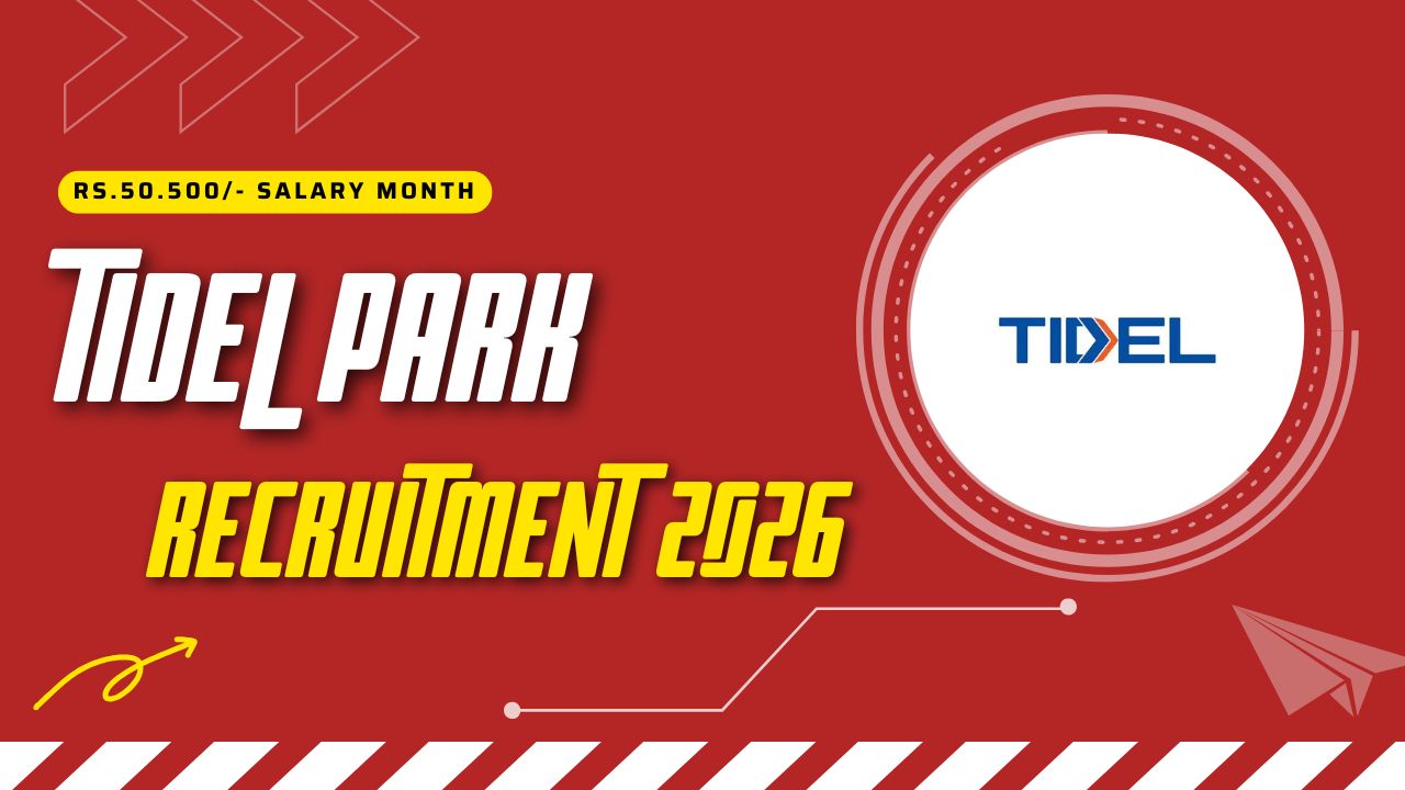TIDEL Park Recruitment 2026 AE Posts