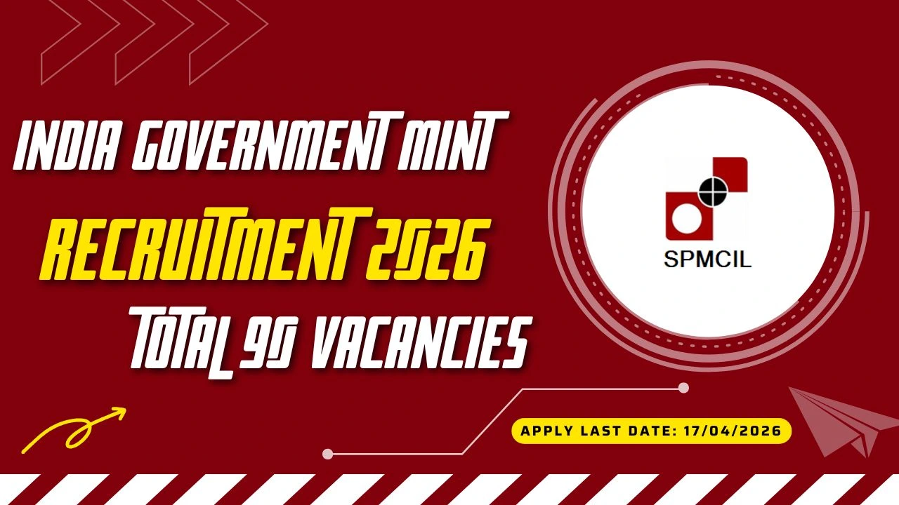 India Government Mint Recruitment 2026; Vacancy for 94 Junior Technician Posts - Apply Now! 1 India Government Mint Recruitment 2026