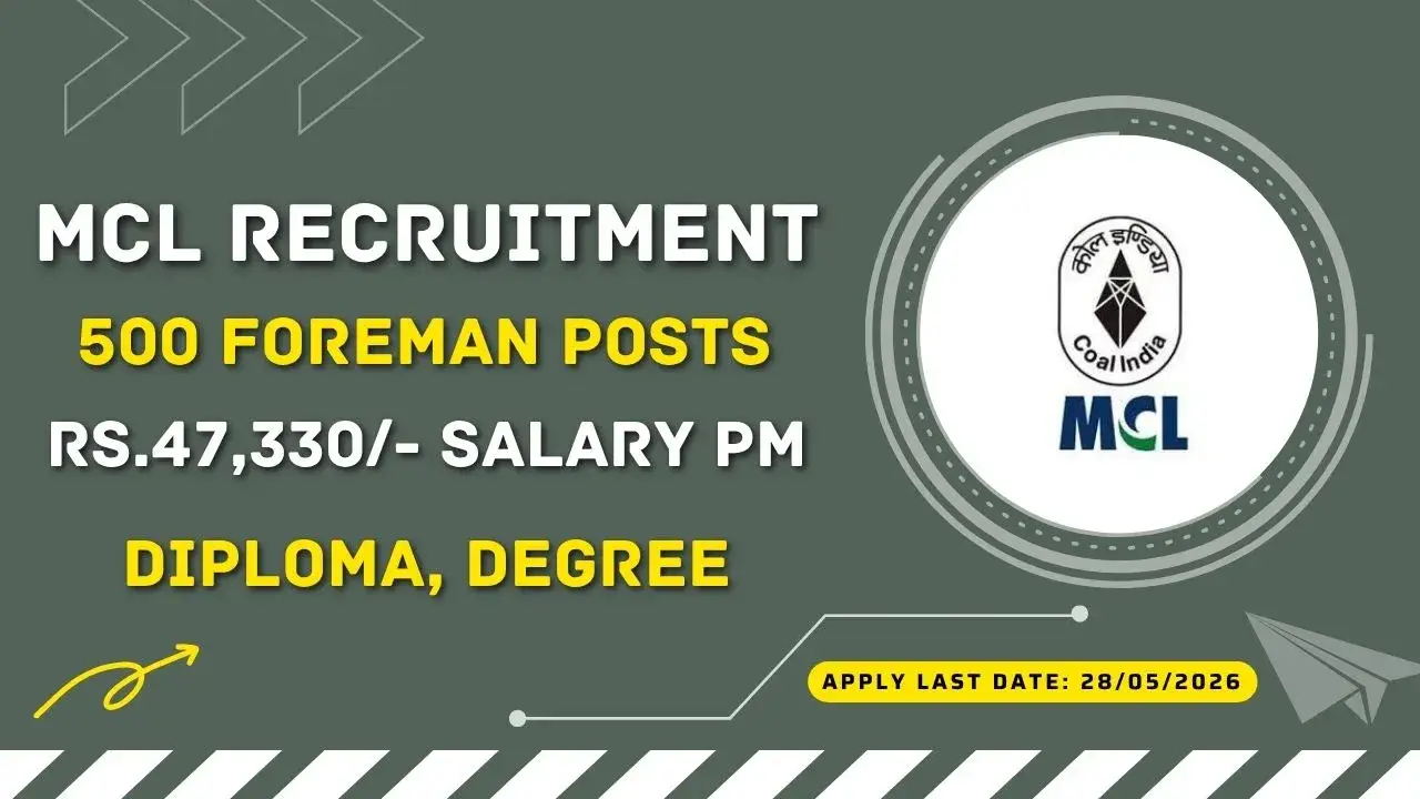 MCL Recruitment 2026 Notification PDF