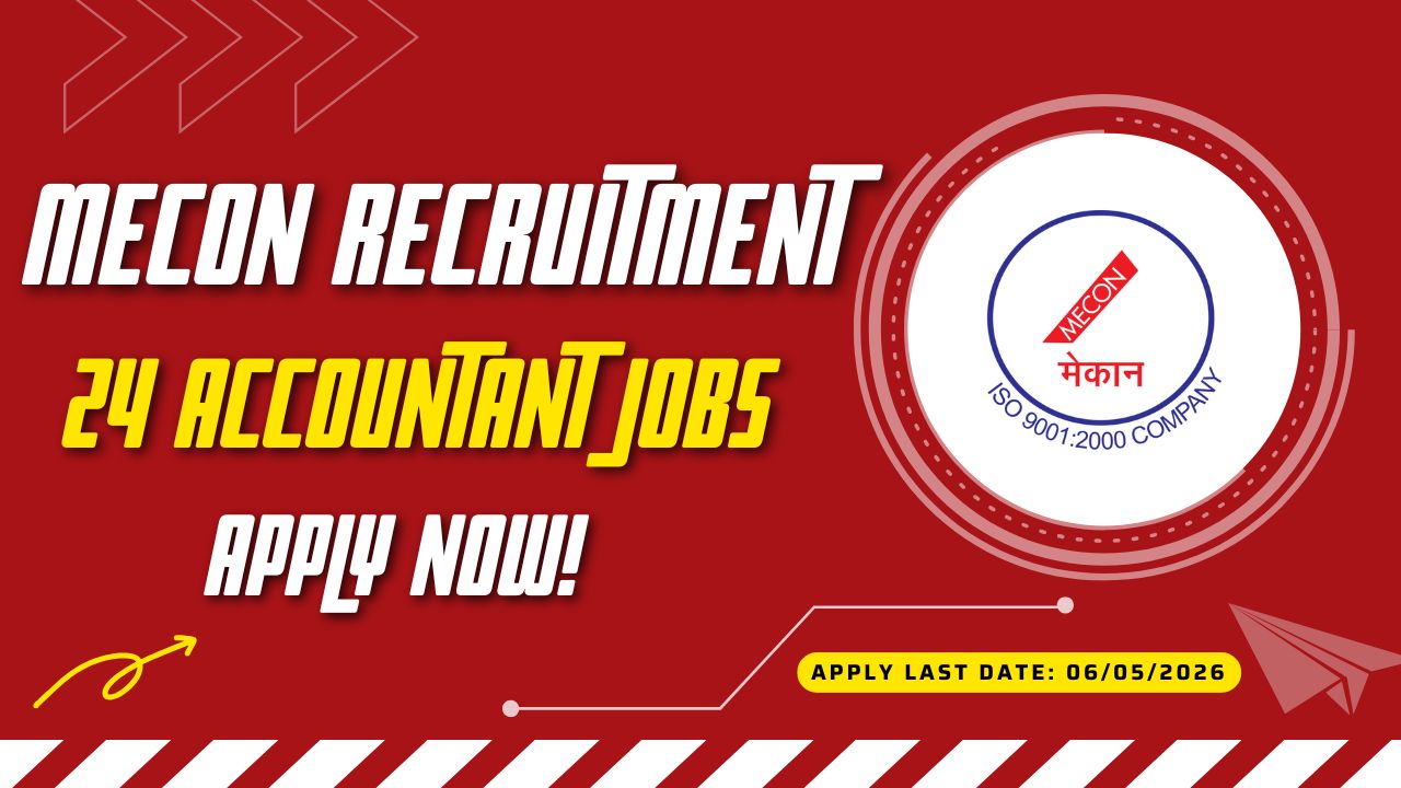 MECON Recruitment 2026