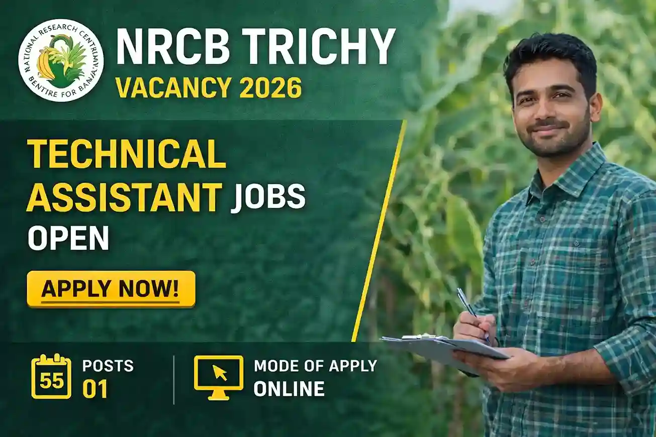 NRCB Trichy Vacancy 2026 Notification PDF