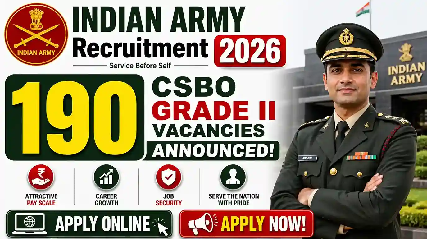 Indian Army Recruitment 2026