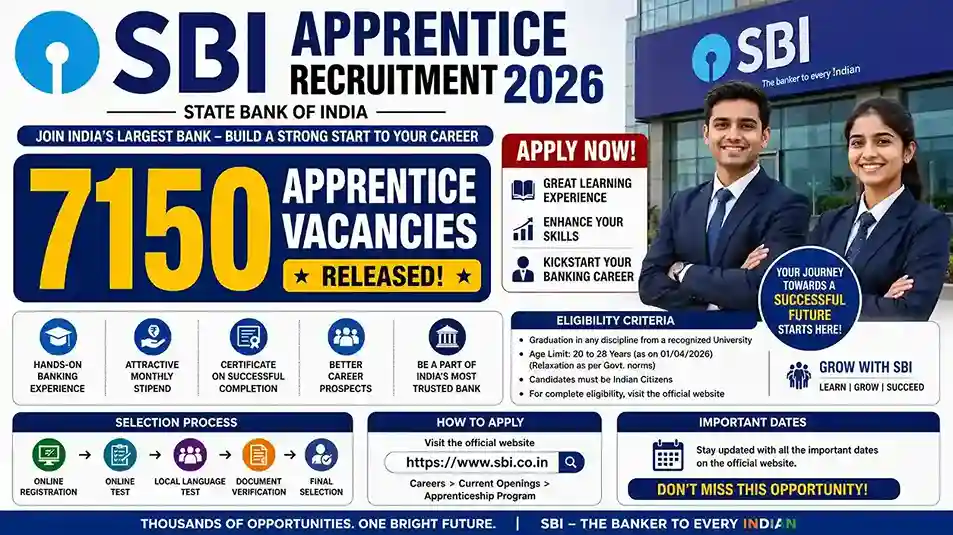 SBI Apprentice Recruitment 2026