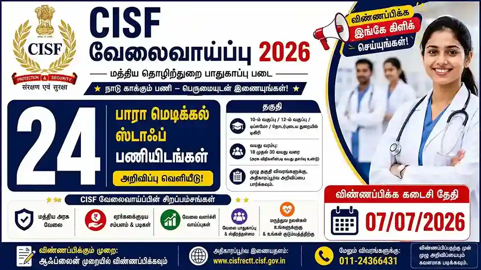 CISF Recruitment 2026